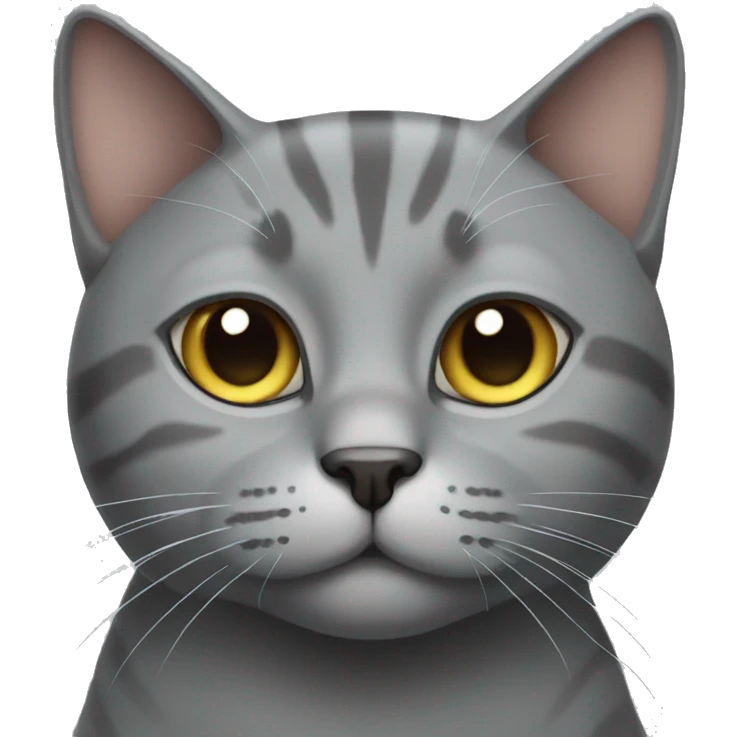 grey cat emoji