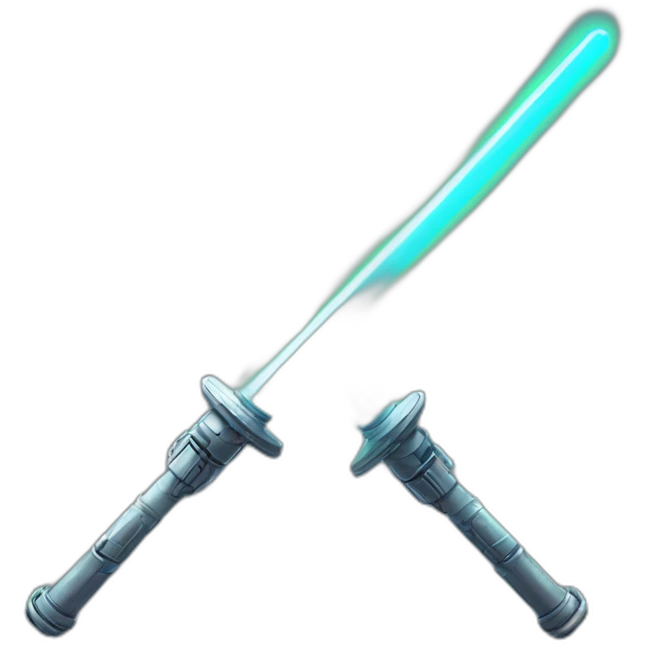 Neon Light sabre emoji