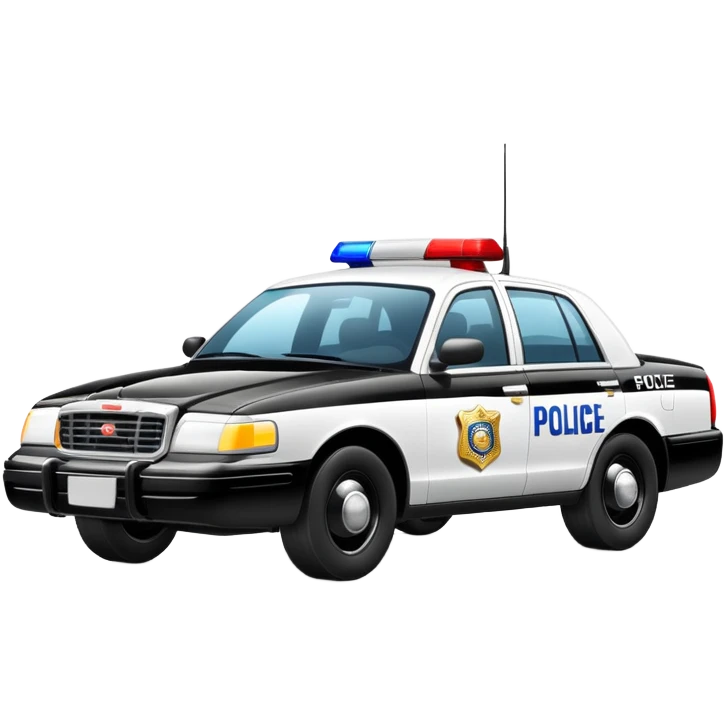Polic car emoji
