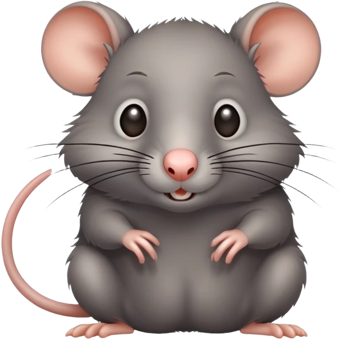cunning rat with body emoji