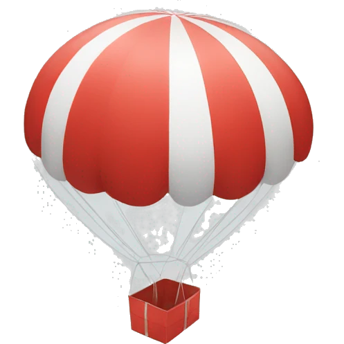red white airdrop emoji