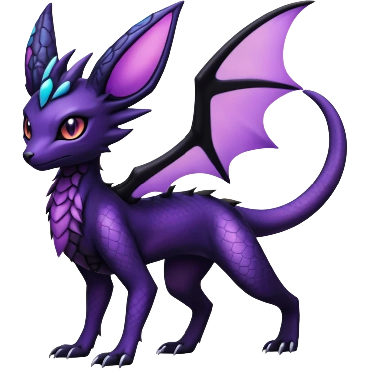 Salandit-Noivern-Umbreon-Espeon-Hybrid (Full body) emoji