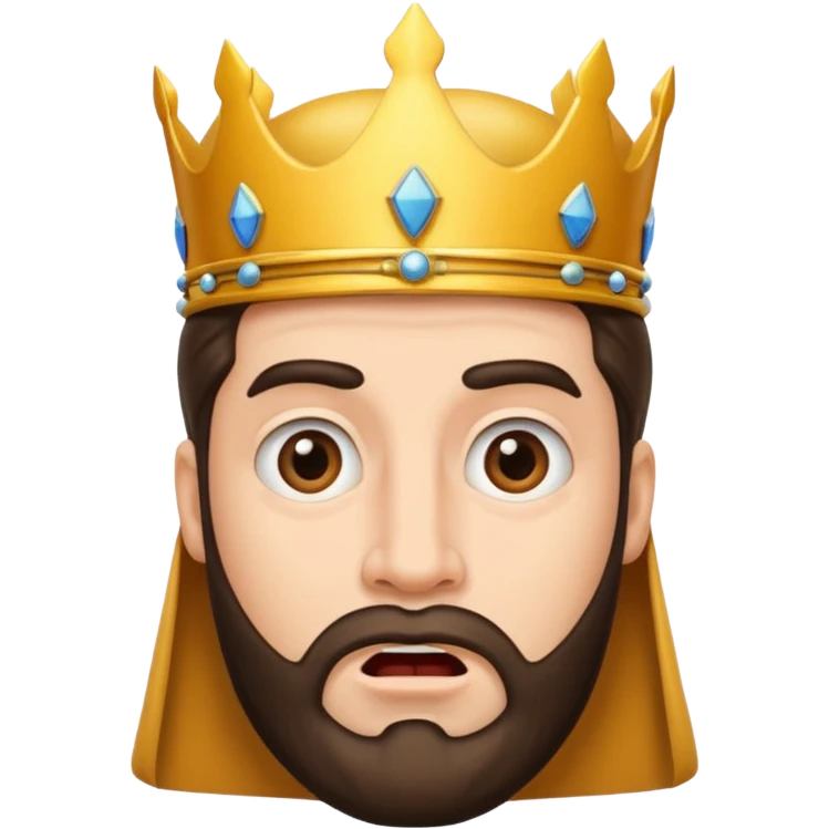 King surprised emoji