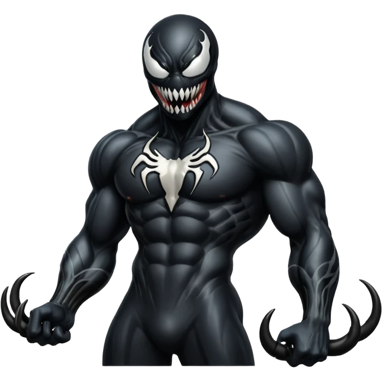 Venom full black emoji