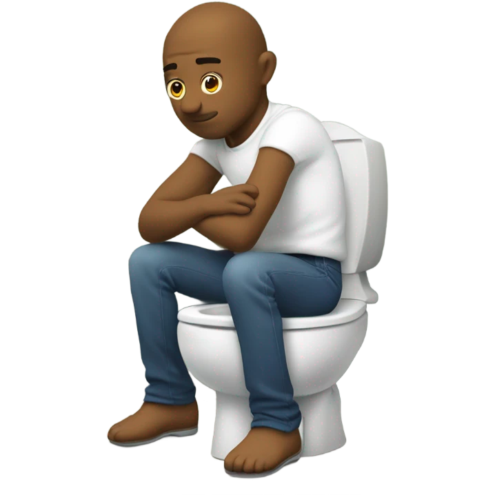 Cj stroud in a toilet emoji