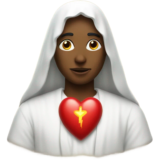 sacred heart emoji