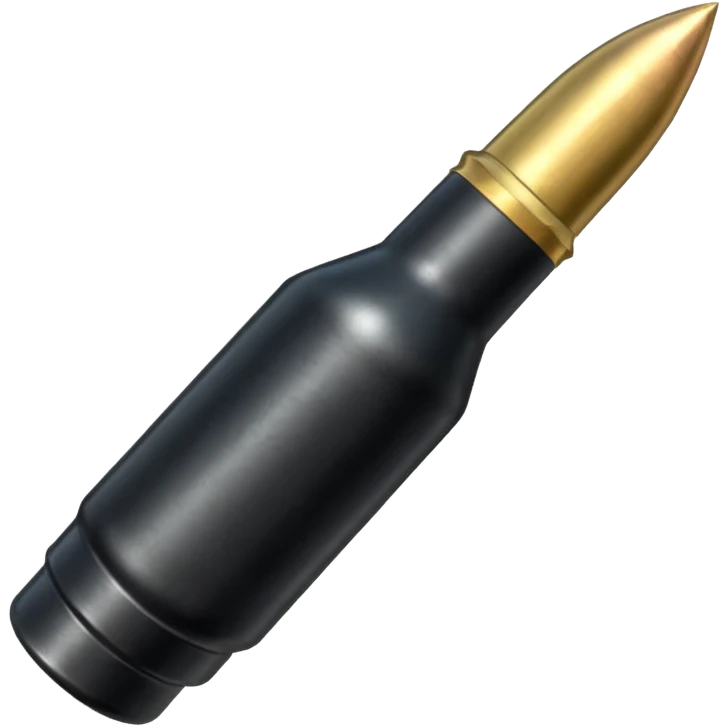 black long bullet 7.62 emoji