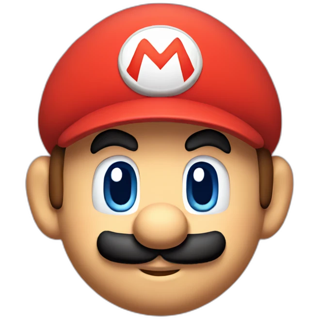cute mario emoji