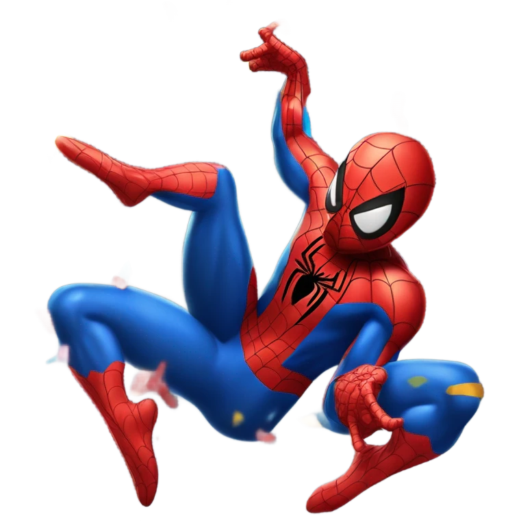 partying spiderman  emoji