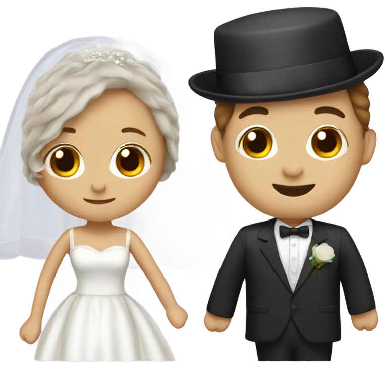 make me an a jewish bride and groom emoji