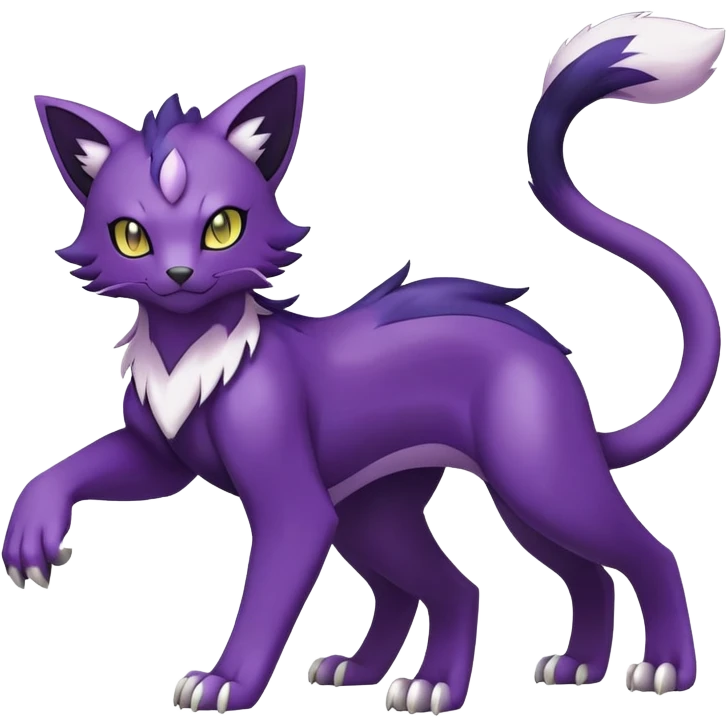 Liepard-Delcatty-Pokémon-Fakémon-hybrid-creature (full body) emoji
