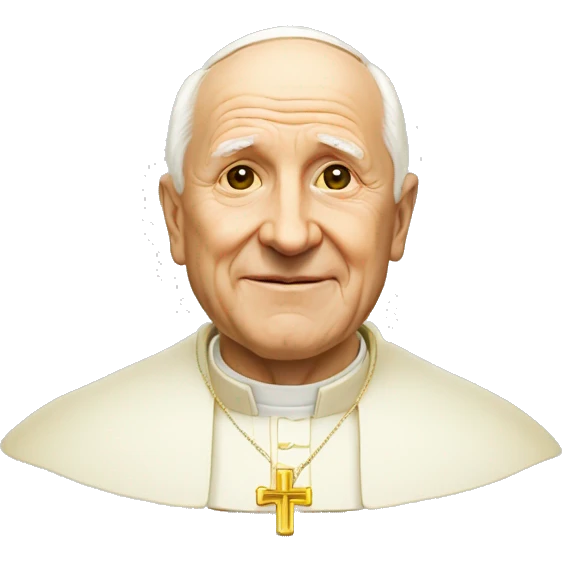 john-paul-ii-yellow-face emoji
