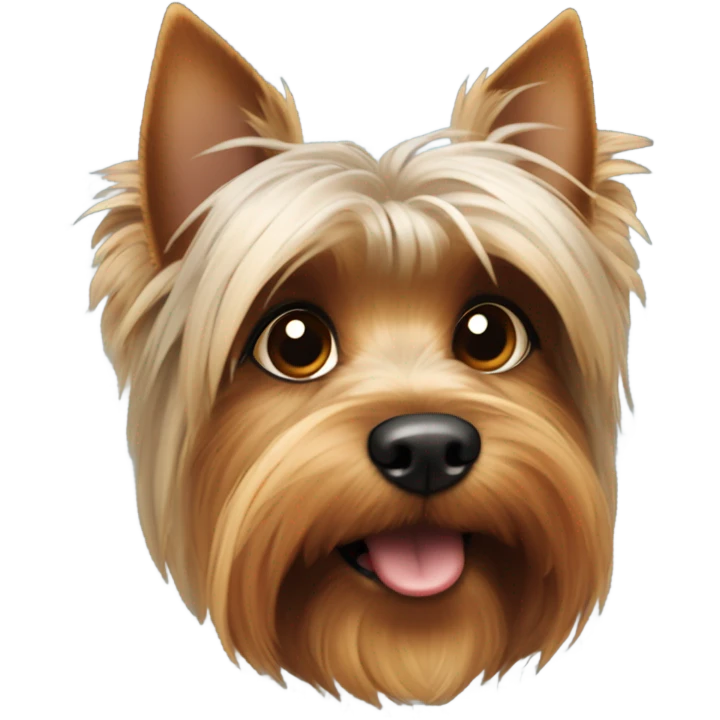 biver-yorkshire terrier with brown nose emoji
