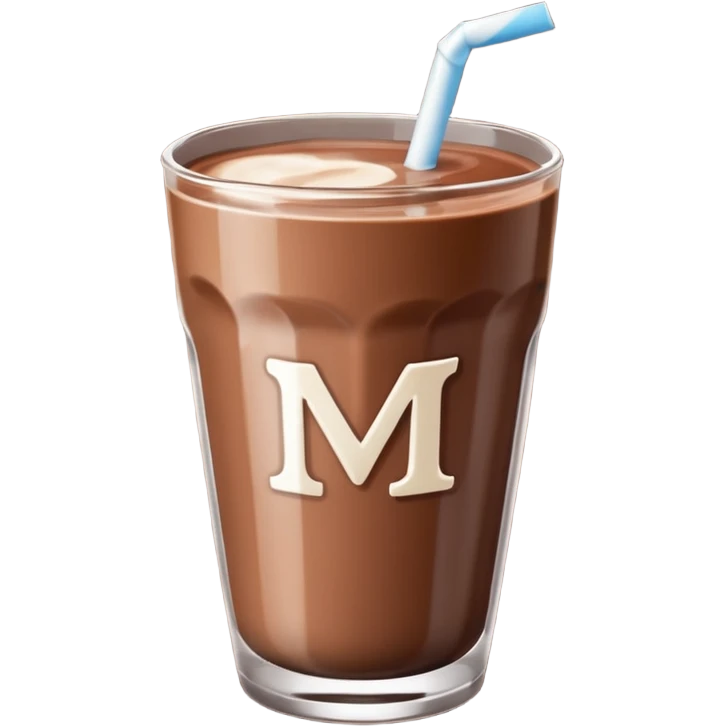 Chocolate Milk with Big M emoji