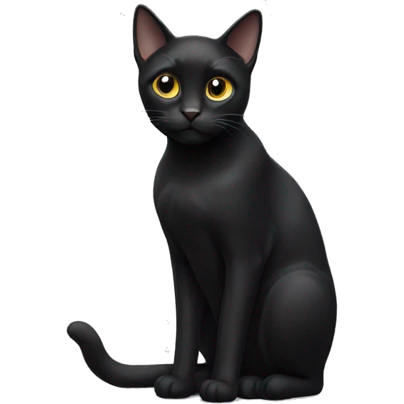 Black cat  emoji