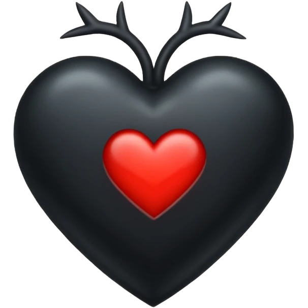 Black heart like this ❤️‍🩹 emoji