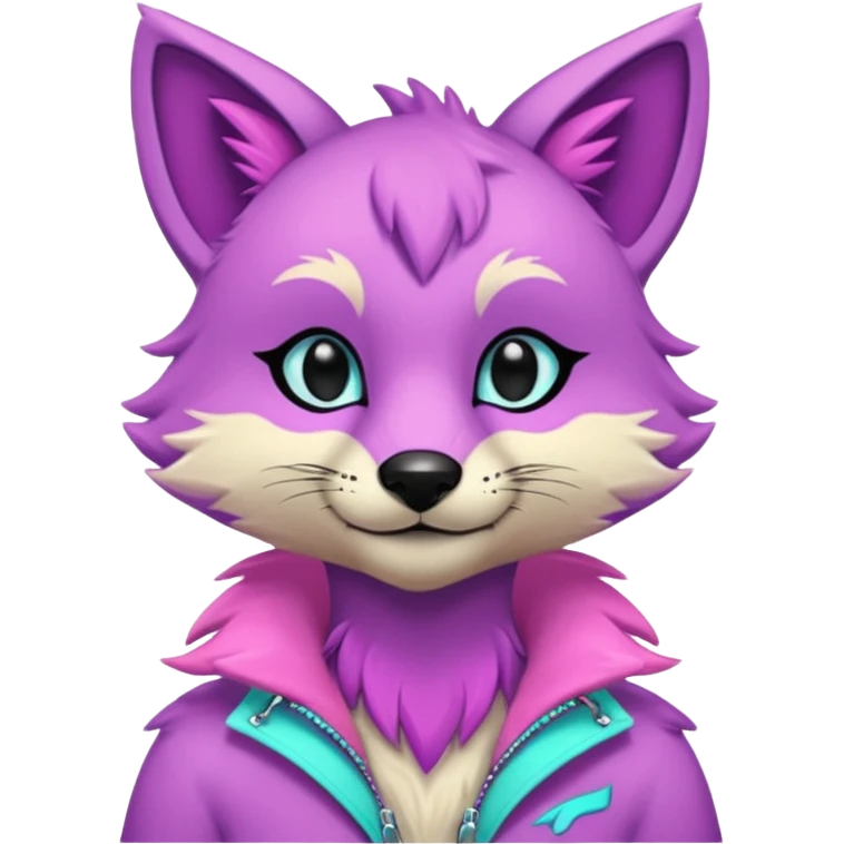 Edgy shiny exotic colorful smooth soft pastel neon modern anthro furry by Falvie, LiLaiRa, AngieWolf emoji