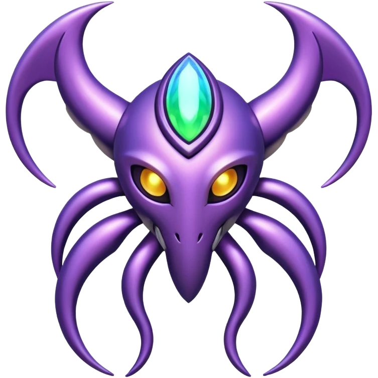Abstract Genesect-Lunala-ET-hybrid-fantasy-creature emoji