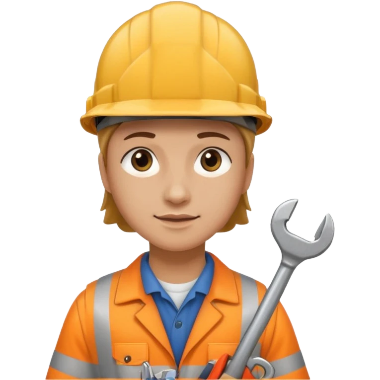 Engineer with wrench,Train Crew. emoji