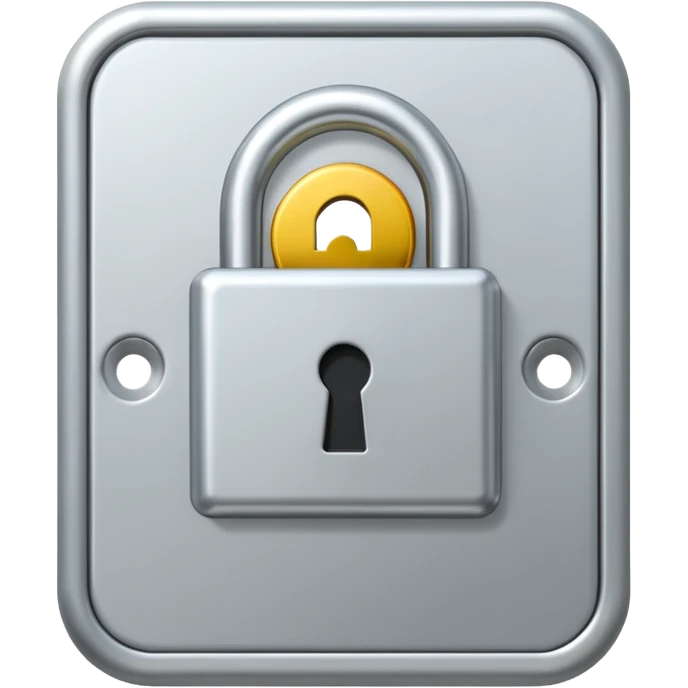 Keycard lock on aDoor emoji