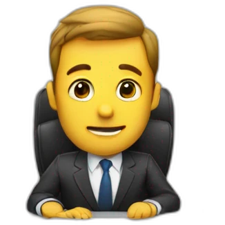 job interview desk white men  emoji