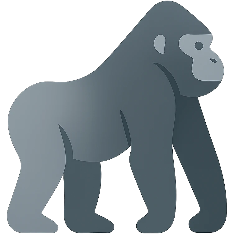 Gorilla emoji