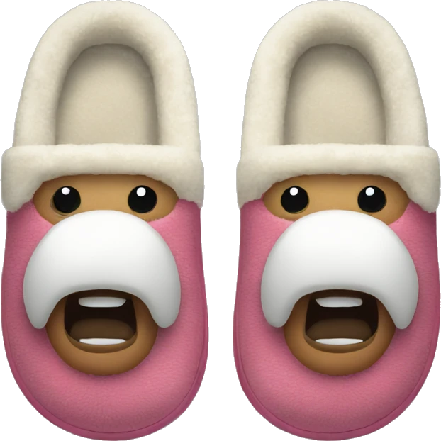 Ugh slippers emoji