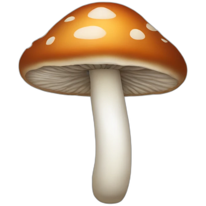 Mushroom snipped emoji