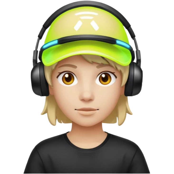 Neon Visor Gamer emoji