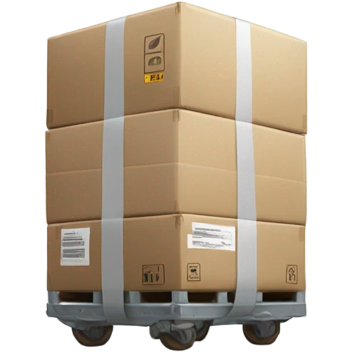 Big package on plane emoji