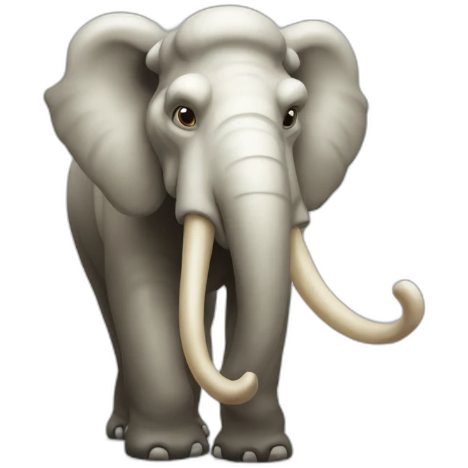White Mammoth emoji