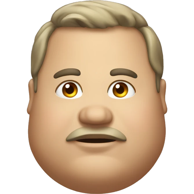 Fat man emoji