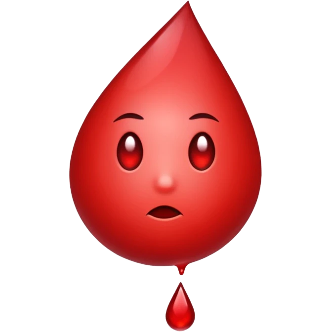 A blood emoji emoji