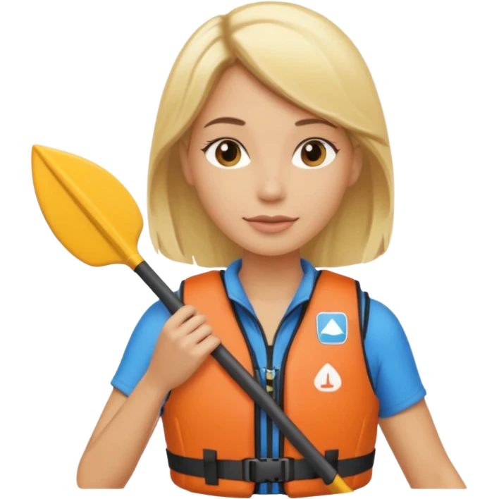 woman canoeist emoji