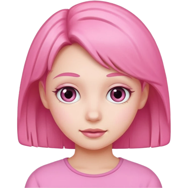 full pink girl emoji
