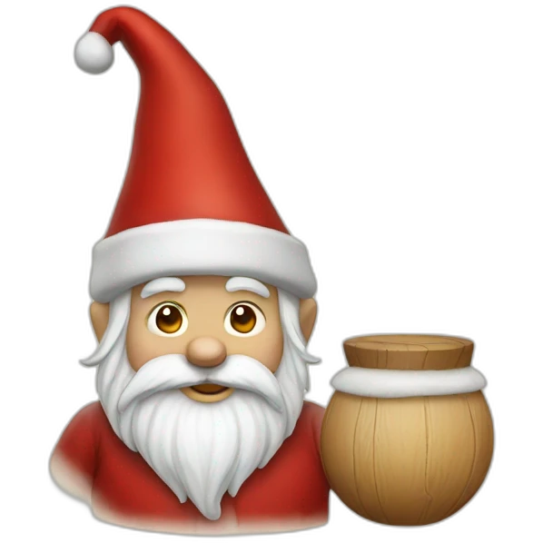 gnome Santa emoji
