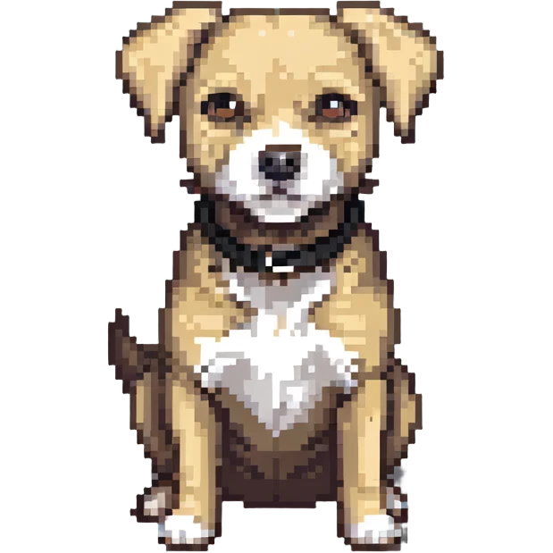 beige dog emoji