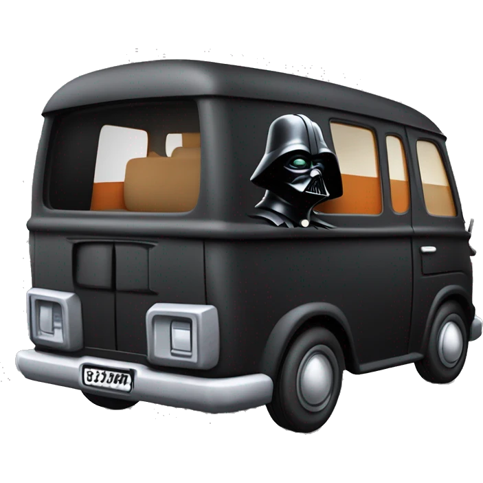 Real 3d Darth Vader’s and Scooby Doo’s mystery van emoji
