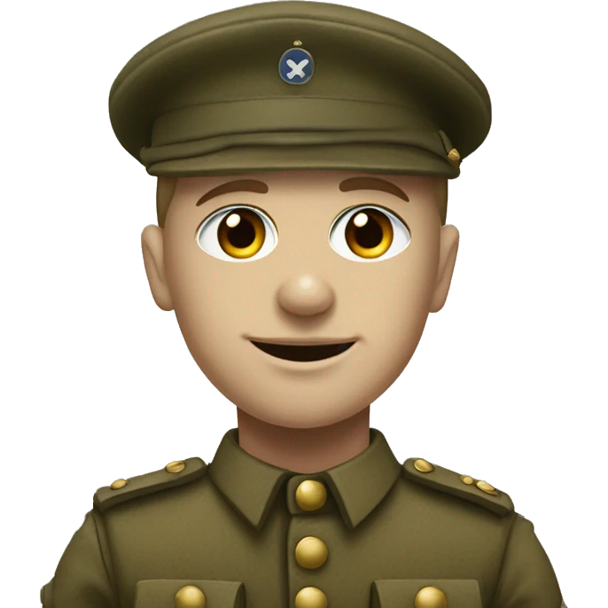 disabled ww1 soldie with amputation emoji