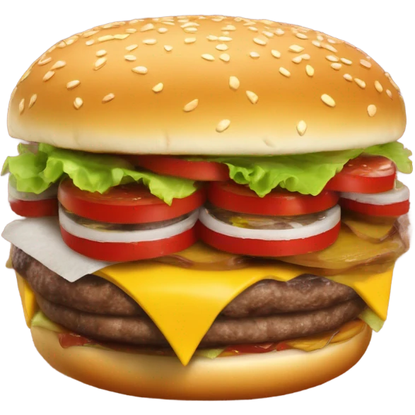 Cocacola con hamburguesa emoji