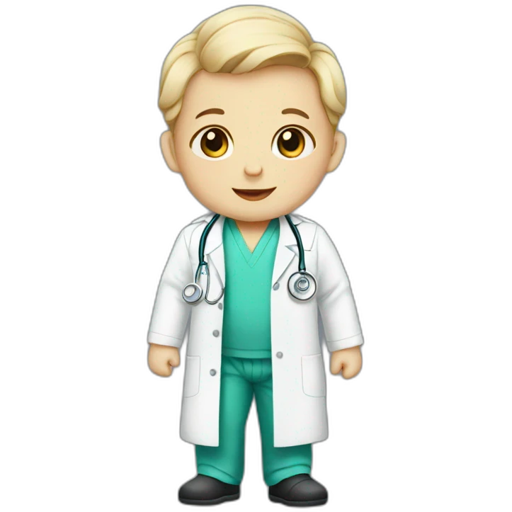 White Baby doctor emoji