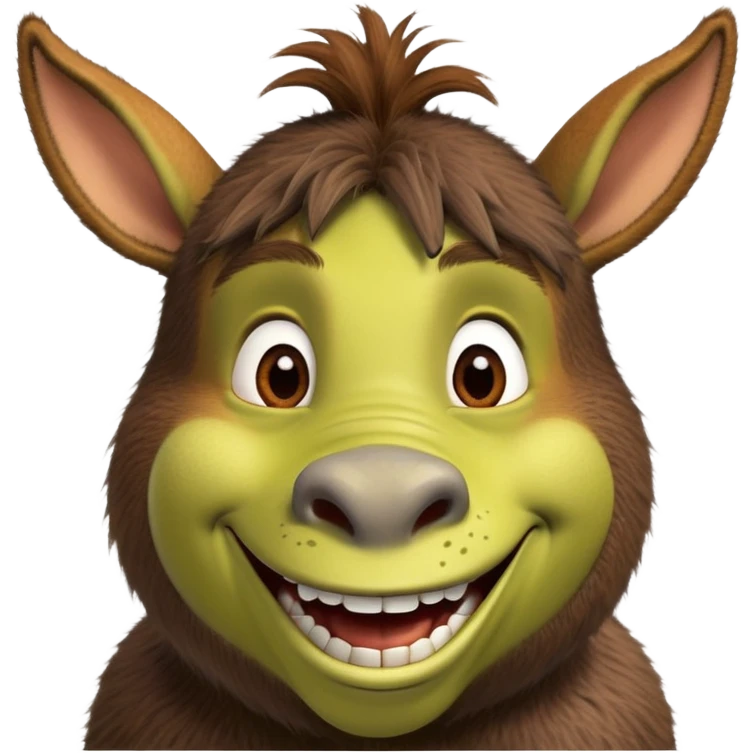 Donkey from Shrek movie emoji