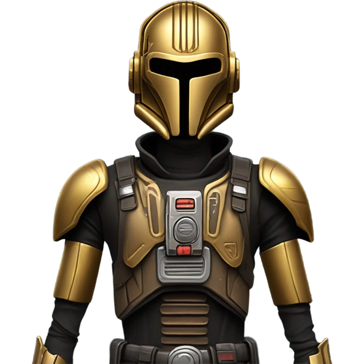 bounty hunter c3Po Satan’s backpack and saddlebags full body emoji