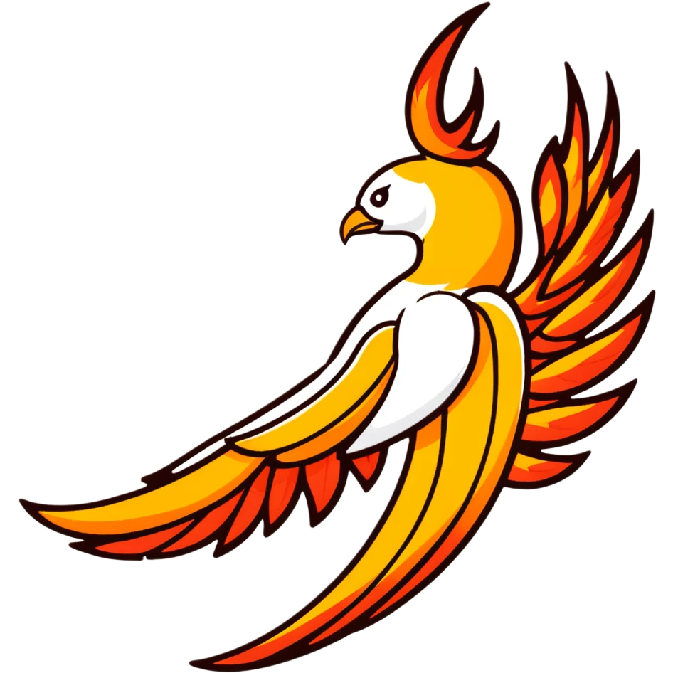 Phoenix inspired by The Poppy War book emoji
