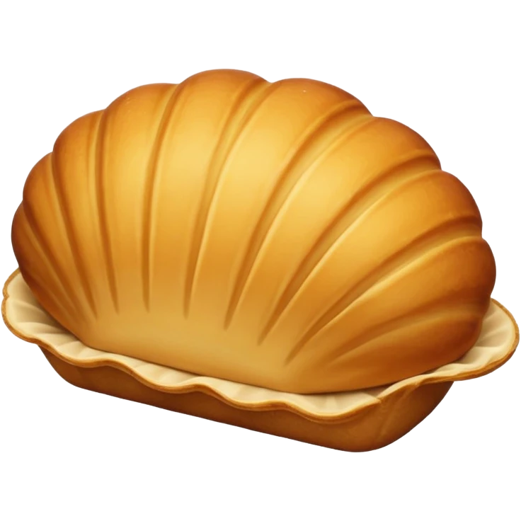 
Madeleine bread emoji