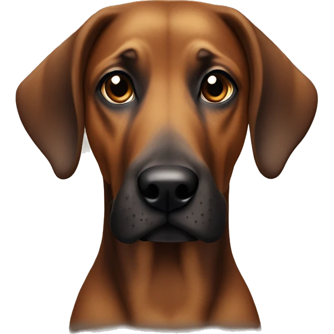 bavarian mountain hound dark ears emoji