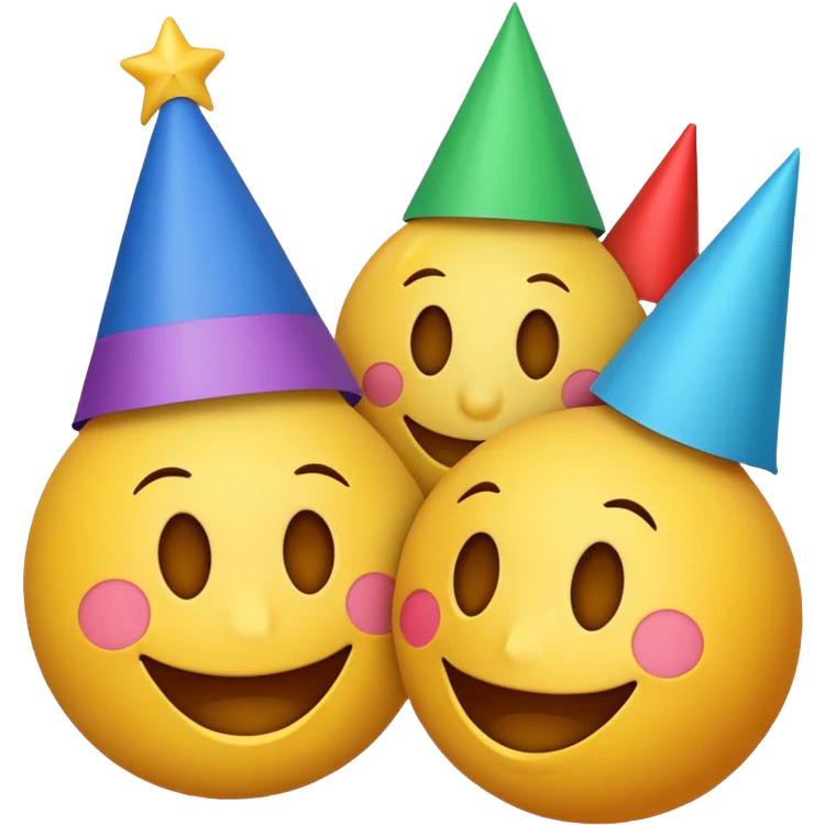 Party smiley emoji