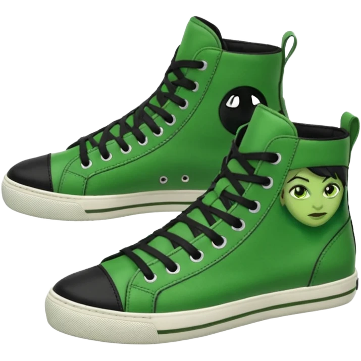 Elphaba sneakers emoji