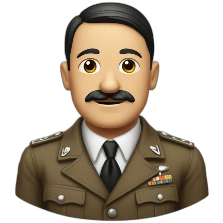 Hitler-saying-hello emoji