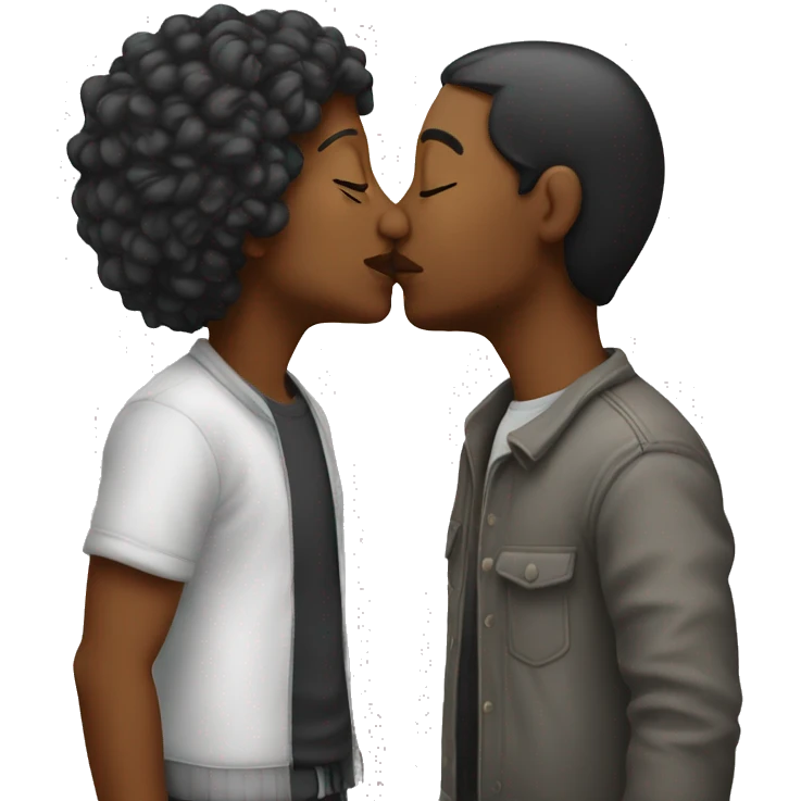 two wonen kissing emoji